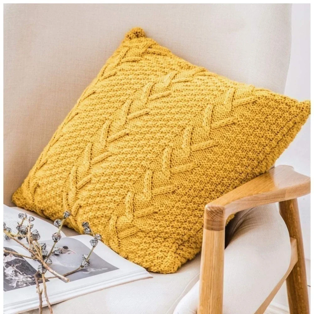 Classic White Textured Chic Fall/Winter Trendy Cute Accent Pillow for Bed/Sofa